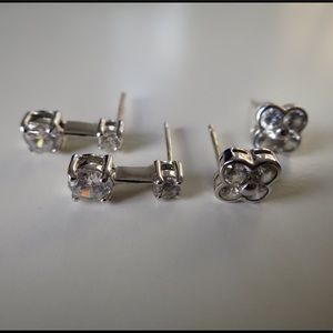 Set of 2 Sterling Silver Earrings